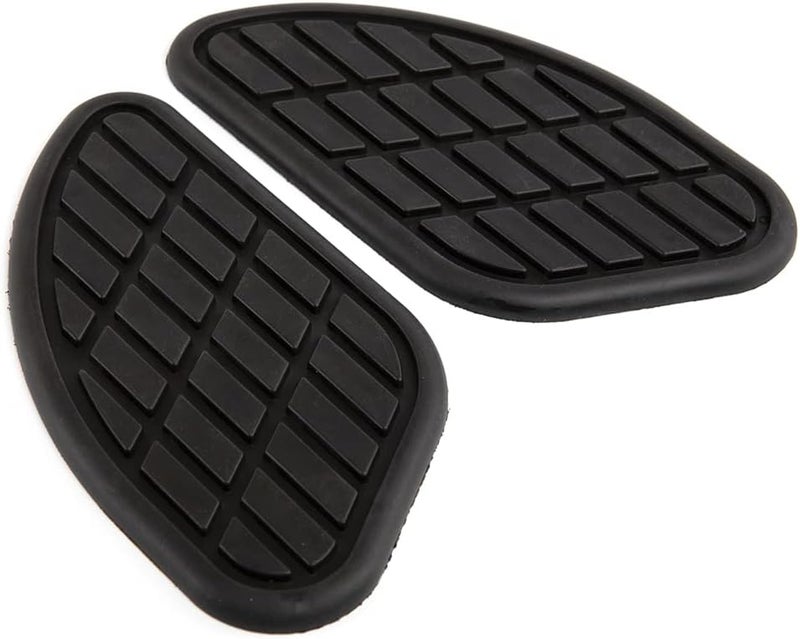 kucehiup Motorcycle Fuel Tank Knee Pad, Vintage Tank Side Panels Protector Stickers Universal Gas Petrol T-a-n-k Knee Pads(Black) - Image 4